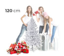 Albero di Natale Artificiale 120 Punte 120 cm Bianco
