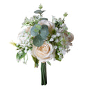Set 3 Bouquet Artificiali Rose Gypsophila 32 cm 
