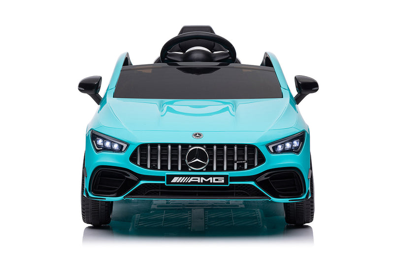 Macchina Elettrica per Bambini 12V con Licenza Mercedes CLA45 AMG Turchese 
