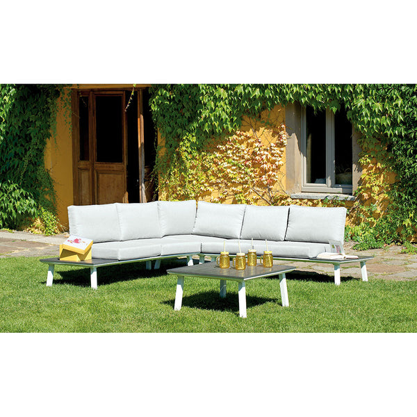 Set da Giardino in Alluminio Vorghini Rapallo Grigio sconto
