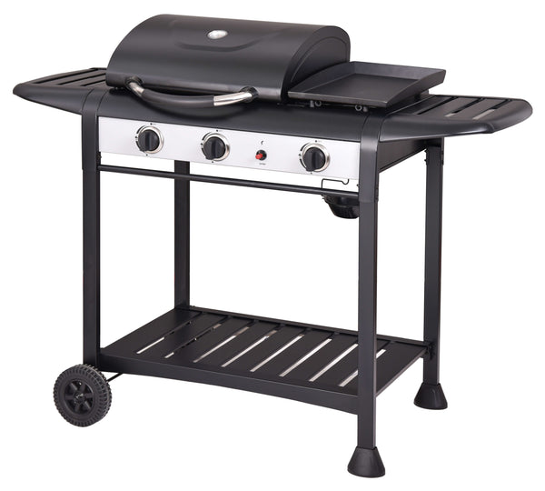 Barbecue a Gas GPL 3 Fuochi Taddei Elite Nero sconto