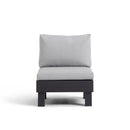 Seduta Modulare Elements con Schienale e Cuscino Keter 65x74x73 cm Effetto Legno Grafite 