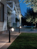 Applique in Basso da Esterno E27 in Alluminio Sovil Bianco