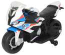Moto Elettrica per Bambini 12V con Licenza BMW S1000 RR Bianca