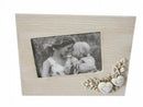 Portafoto 15x10 Shabby Chic Rettangolare 23x2,5x18 h cm in MDF Tortora