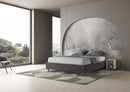 Letto Matrimoniale Large Azelia Grigio Varie Misure