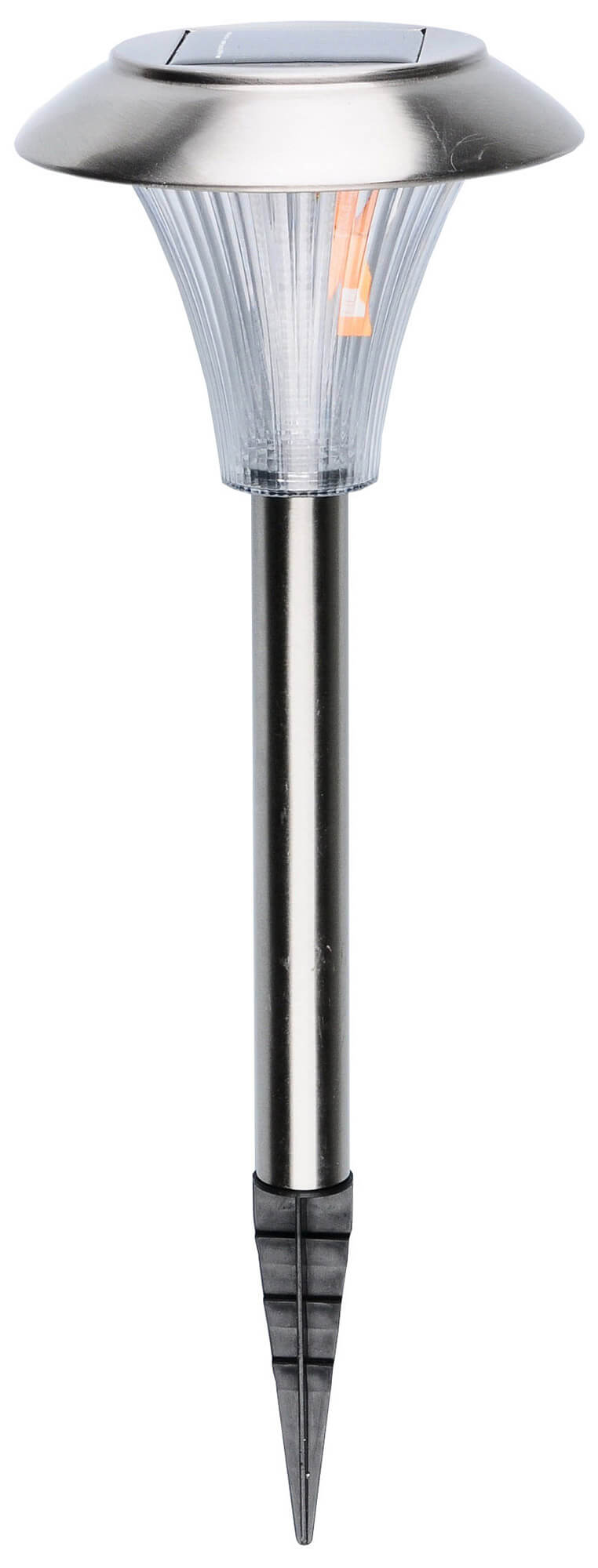 Lampada Solare a LED da Giardino in Acciaio Bauer Luce Bianca
