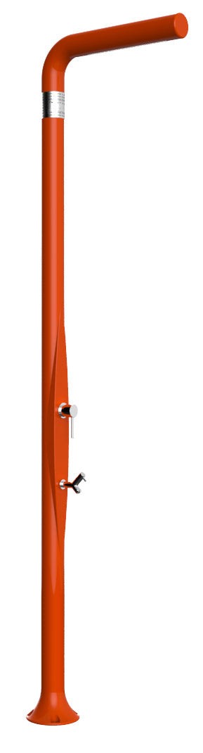 sconto Doccia da Esterno Giardino Miscelatore e Lavapiedi Arkema Funny Yang Arancio