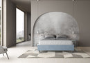 Letto Matrimoniale Azelia Azzurro Varie Misure