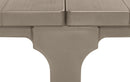 Tavolo Doppio da Giardino 295x90x74,5 cm in Resina Keter Kulie Double Cappuccino