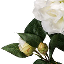 Set 4 Rami Artificiali di Camelia Altezza 60 cm Beige