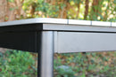 Tavolo Allungabile Guantanamo 200/300x90x76 h cm in Alluminio Antracite
