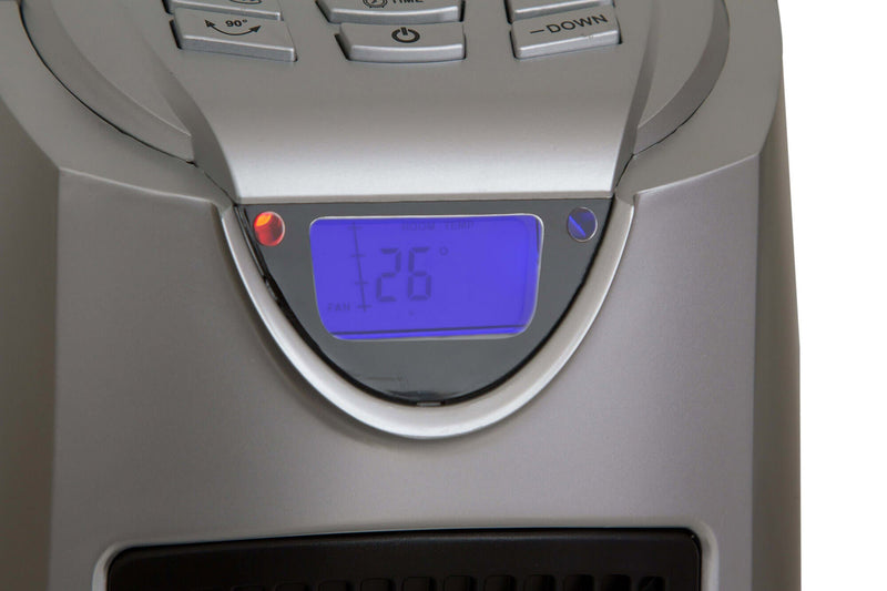 Stufa Elettrica Caldobagno a Colonna 2000W Qlima EFH2520 Silver