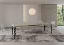 Tavolo Allungabile 200-460x90x77 cm Karamay Cashmere Telaio Antracite 
