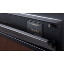 Camino Elettrico da Incasso 65,4x81,6x23,2 cm Effetto Fiamma 1950W Richi Nero