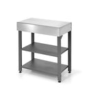 Modulo Componibile Tavolo Ompagrill Indian con Rubinetto e Scarico Compatibile BBQ Indianapolis in Acciaio Inox