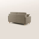 Divano Letto 3 Posti 200x94x97 cm in Tessuto Marrone