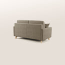 Divano Letto 3 Posti 180x94x97 cm in Tessuto Marrone