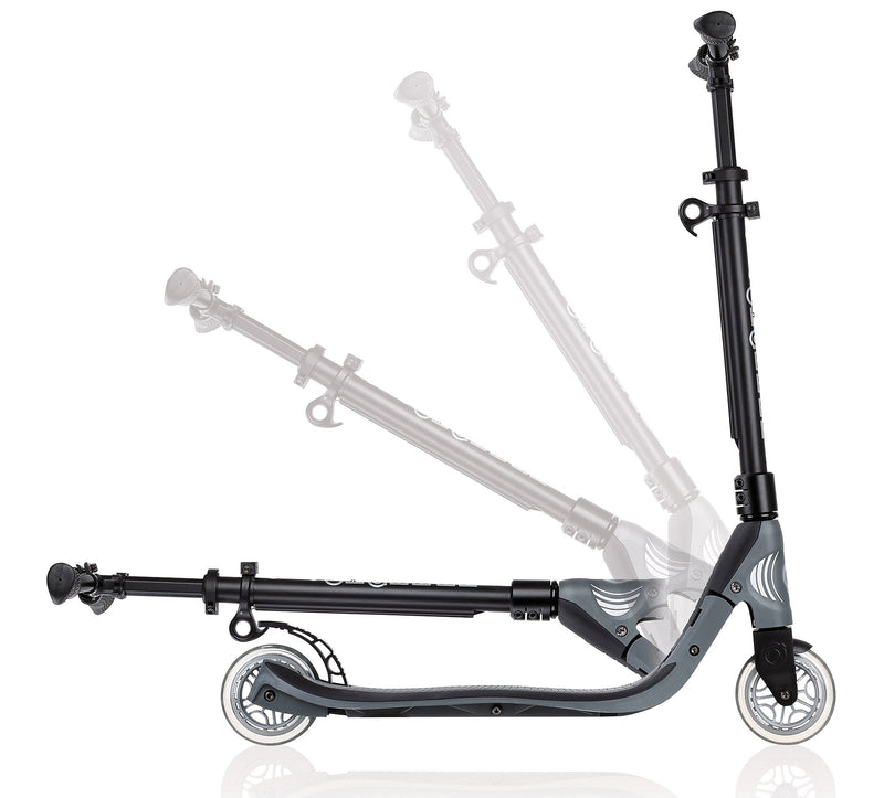 Monopattino 2 Ruote in Alluminio Globber One Nl 125 Nero e Grigio