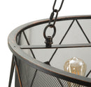 Lampadario Gothic Ø60x30 cm in Ferro