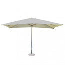 Ombrellone da Giardino 3x4 m Palo Ø25 mm Mercurio in Acciaio Tortora Telo Beige