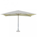 Ombrellone da Giardino 3x4 m Palo Ø25 mm Mercurio in Acciaio Tortora Telo Beige