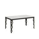 Tavolo Allungabile 160-264x90x80 cm Karamay Evolution Bianco Frassino