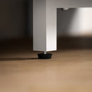 Mobile TV ad Angolo per 47" Max 110x36x45 cm con 2 Ripiani a Giorno in Legno Bianco  