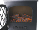 Stufa Elettrica Effetto Camino 2000W Kooper Queen