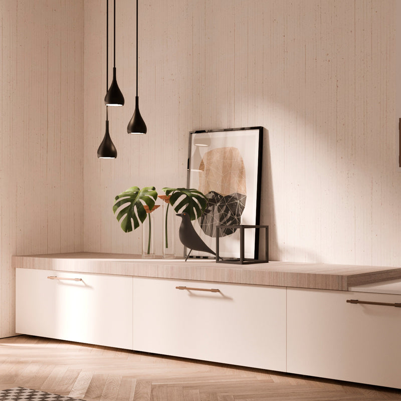 Set 20 Maniglie per Mobili 192 mm in Alluminio Emuca Riad Bronzo