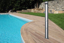 Doccia Solare da Esterno Giardino 30L Miscelatore Arkema Spring S Fascia Inox Cherry