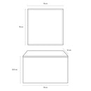 Mobile da Bagno sospeso Samoa 04 Laccato Rosso TFT