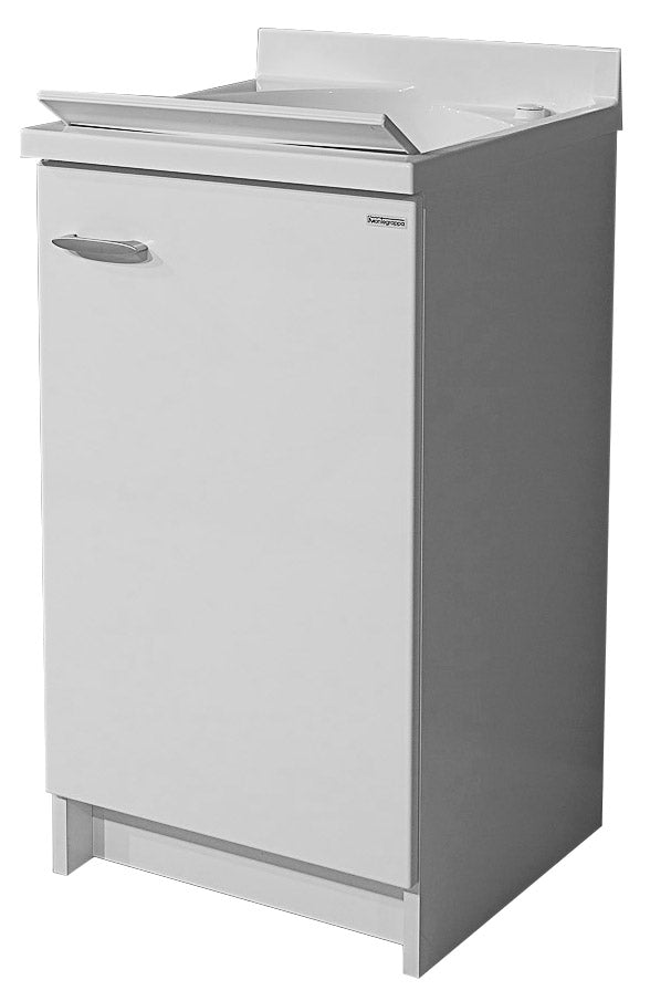 sconto Mobile Lavatoio 45x50x85cm Anta Asse in Termoplastico Montegrappa Marella Bianco Destra