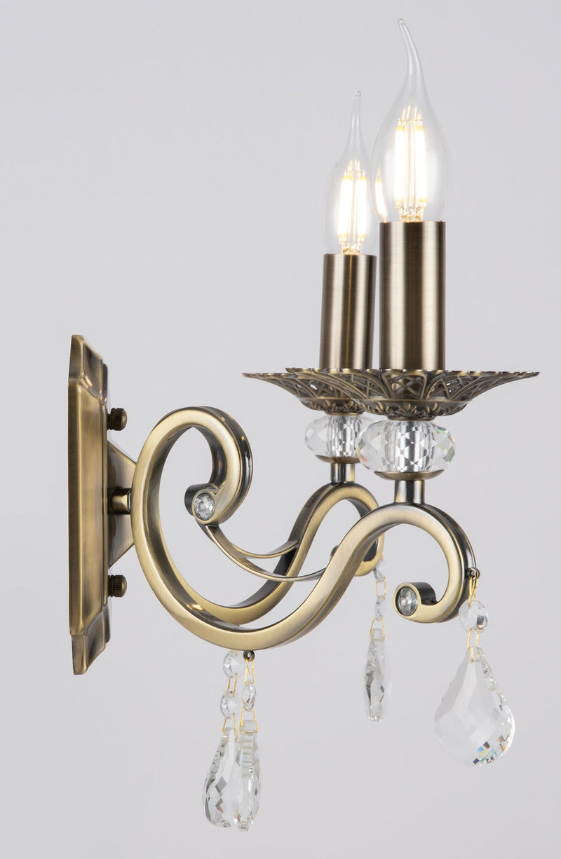 Lampada da parete Royal Classic in Metallo Grace Ottone