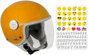 Casco Demi-Jet per Bambini Visiera Lunga CGM Varadero Smile 206S Arancione 
