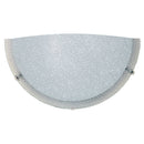 Applique 1xE27 Ganci Cromo Vetro Lastra Bianco E-Energy Gaia