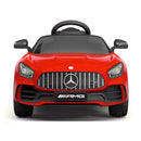 Macchina Elettrica per Bambini 12V con Licenza Mercedes GTR AMG Rossa