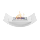 Camino a Bioetanolo da Tavolo 47x26 cm Flig Chicago Mini Bianco