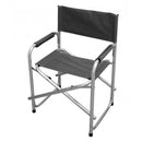 Poltrona Regista 55x47x47,5/78 h cm in Alluminio Grigio