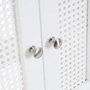 Mobile Sottolavabo da Bagno Sottolavello in Legno Bianco con Mensola 48x30x60 cm