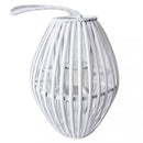 Lanterna Margot in Vimini Bianco