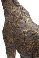 Lampada da Tavolo Giraffa 28x16x60 cm in Poliresina 