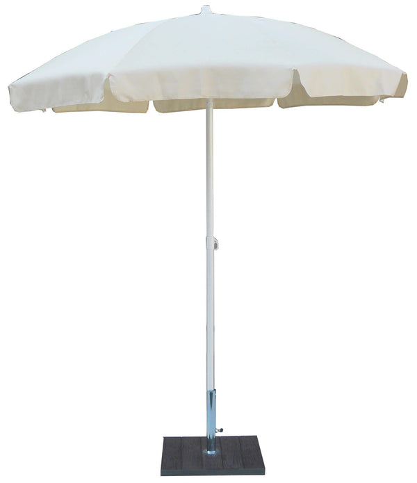 Ombrellone da Giardino Ø2 m Palo Ø33 mm in Acciaio Maffei Novara Ecrù sconto