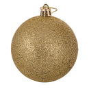 Set 8 Palle di Natale Ø7 cm in Plastica Oro