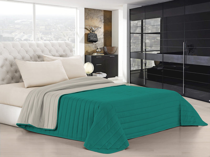 Trapuntino Doubleface 100gr Grigio Chiaro\/Acqua Varie Misure