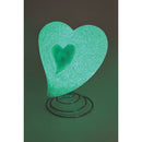 Lampada Cuore 15x5x15 cm con Led Bianco Caldo e Multicolor