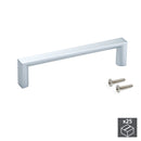 Maniglie per Mobile Interasse 96 mm Plastica Abs Grigio Metallizzato Emuca