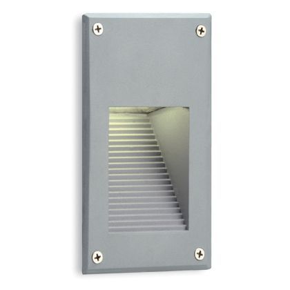 Lampada Incasso a Led Riflesso Verticale Colore Alluminio per Esterno Linea Route Livos sconto