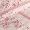 Set Lenzuola Matrimoniale Sopra Sotto e Federe in Percalle di Cotone Garrini Michelle Azzurro