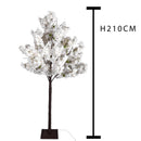 Mandorlo Artificiale ad Uso interno con Led Altezza 210 cm Bianco